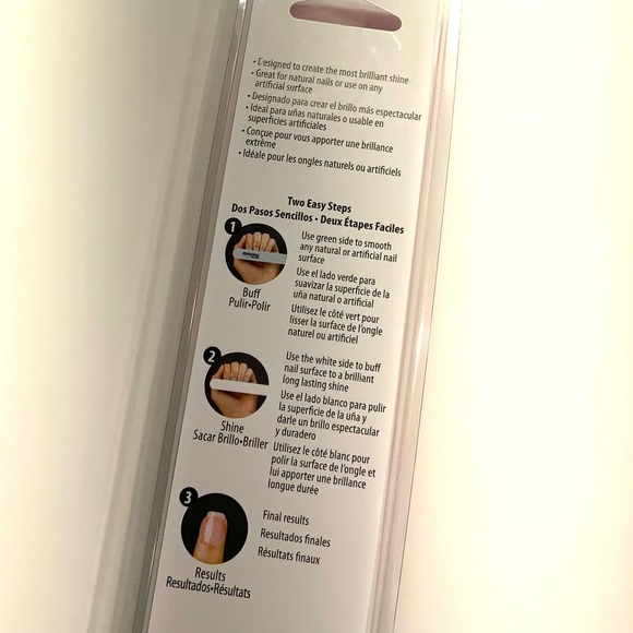 Amazing Shine Nails Miracle Shiner Nail File With Bonus File Smooth & Shine New - Picture 7 of 12